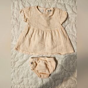 RABBIT & BEAR Gingham Outfit, 3-6 months